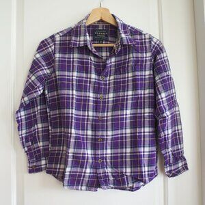 100% Cotton Plaid Flannel Shirt
